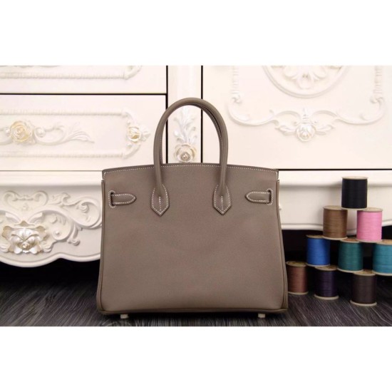 Borse Hermes Birkin 30cm 35CM in pelle étoupe Epsom imitazioni perfette