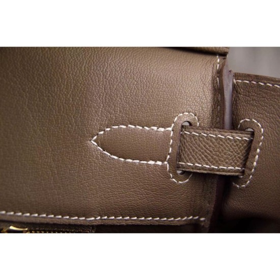 Borse Hermes Birkin 30cm 35CM in pelle étoupe Epsom imitazioni perfette