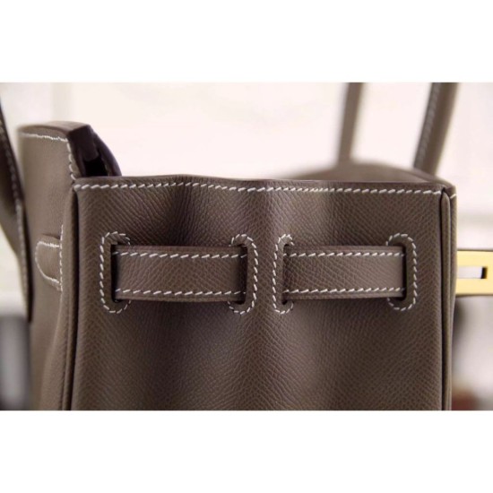 Borse Hermes Birkin 30cm 35CM in pelle étoupe Epsom imitazioni perfette