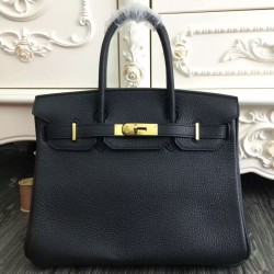 Borse Hermes Birkin 30cm 35CM in pelle nera imitazioni perfette