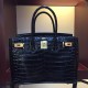 Borse Hermes Birkin 30cm 35CM in pelle nera di coccodrillo imitazioni perfette