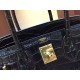 Borse Hermes Birkin 30cm 35CM in pelle nera di coccodrillo imitazioni perfette