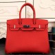 Replica Borse Hermes Birkin 30cm 35CM in pelle rossa Clemence Borse Hermes Birkin 30cm 35CM in pelle rossa Clemence imitazioni perfette
