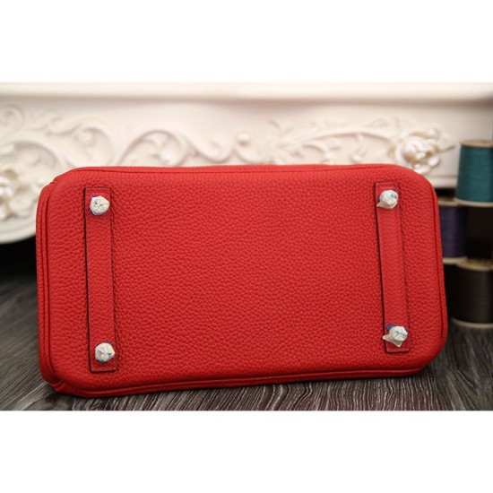 Replica Borse Hermes Birkin 30cm 35CM in pelle rossa Clemence Borse Hermes Birkin 30cm 35CM in pelle rossa Clemence imitazioni perfette