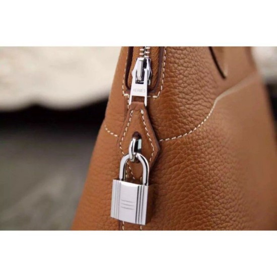 Riproduzione Fedele Borse Hermes Bolide Tote In Pelle Marrone imitazioni Replica Alta Qualità Borse Hermes Bolide Tote In Pelle Marrone
