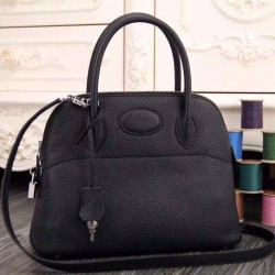 Replica Alta Qualità Borse Imitazioni Hermes Tote Bolide In Pelle Nera