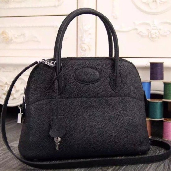 Riproduzione Fedele Borse Imitazioni Hermes Tote Bolide In Pelle Nera imitazioni Replica Alta Qualità Borse Imitazioni Hermes Tote Bolide In Pelle Nera