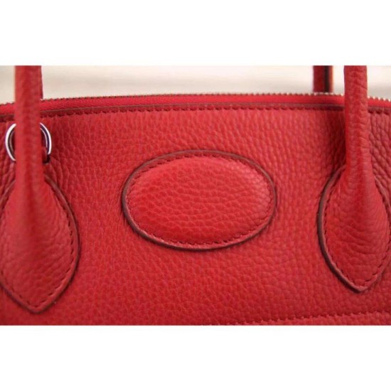 Riproduzione Fedele Hermes Bolide Borse Tote In Cuoio Rosso imitazioni Replica Alta Qualità Hermes Bolide Borse Tote In Cuoio Rosso