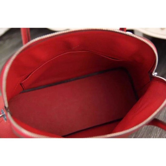 Riproduzione Fedele Hermes Bolide Borse Tote In Cuoio Rosso imitazioni Replica Alta Qualità Hermes Bolide Borse Tote In Cuoio Rosso