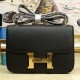 Riproduzione Fedele Borse Hermes Constance in pelle nera Epsom imitazioni Replica Alta Qualità Borse Hermes Constance in pelle nera Epsom