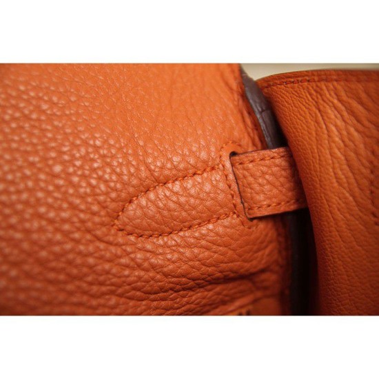 Replica Borsa Kelly Hermes 28cm 32cm arancione Pelle Clemence Borsa Kelly Hermes 28cm 32cm arancione Pelle Clemence imitazioni perfette