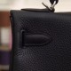 Replica Borsa Kelly Hermes 28cm 32cm Nero Pelle Clemence Borsa Kelly Hermes 28cm 32cm Nero Pelle Clemence imitazioni perfette