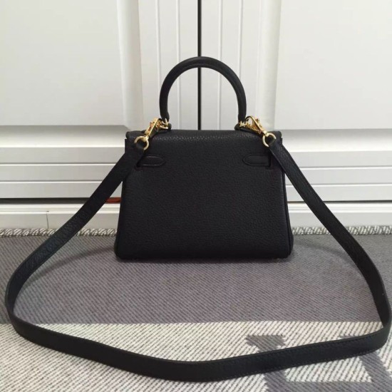 Replica Borse Hermes Kelly 25CM Nero Clemence Pelle Borse Hermes Kelly 25CM Nero Clemence Pelle imitazioni perfette