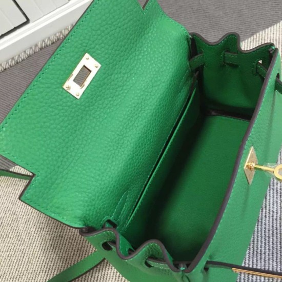 Hermes Kelly 20 CM Bamboo Borsa Clemence Pelle imitazioni perfette