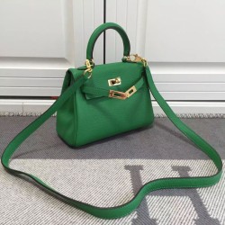 Replica Hermes Kelly 20 CM Bamboo Borsa Clemence Pelle Hermes Kelly 20 CM Bamboo Borsa Clemence Pelle imitazioni perfette