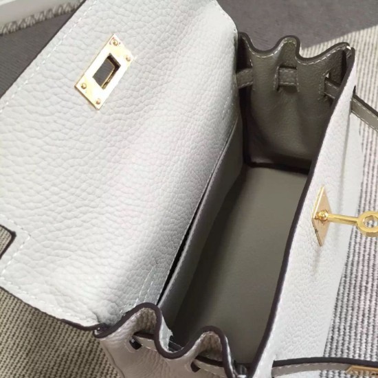 Replica Hermes Kelly 20 CM Borsa Ivory Clemence Pelle Hermes Kelly 20 CM Borsa Ivory Clemence Pelle imitazioni perfette