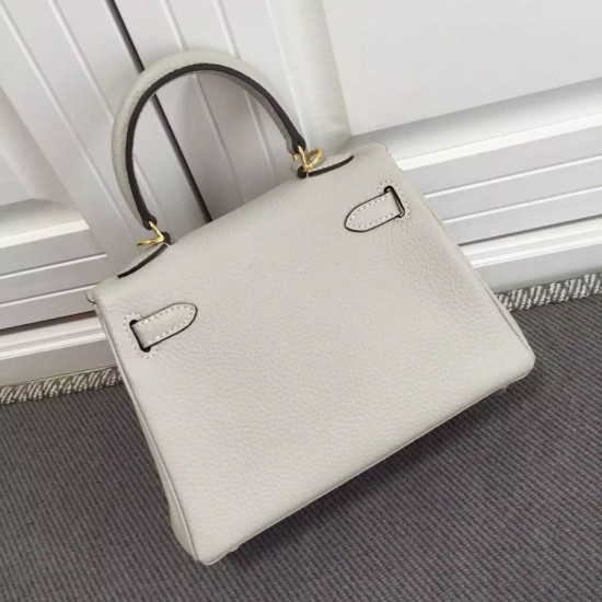 Replica Hermes Kelly 20 CM Borsa Ivory Clemence Pelle Hermes Kelly 20 CM Borsa Ivory Clemence Pelle imitazioni perfette