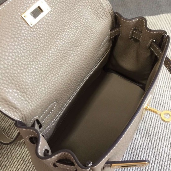 Replica Hermes Kelly 25CM Borsa Grigio Clemence Pelle Hermes Kelly 25CM Borsa Grigio Clemence Pelle imitazioni perfette