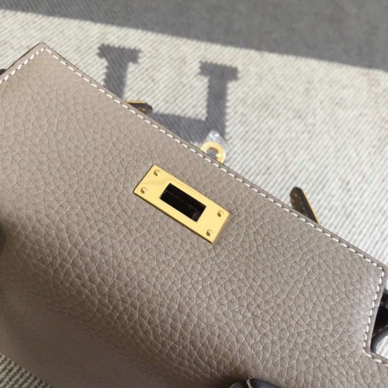 Replica Hermes Kelly 25CM Borsa Grigio Clemence Pelle Hermes Kelly 25CM Borsa Grigio Clemence Pelle imitazioni perfette