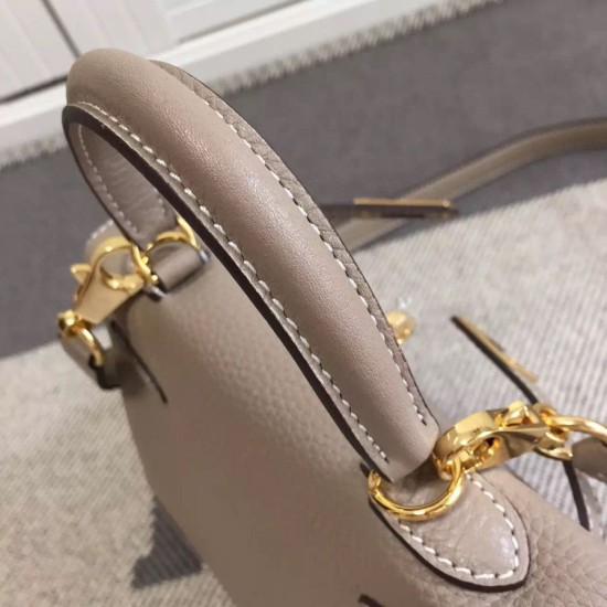 Replica Hermes Kelly 25CM Borsa Grigio Clemence Pelle Hermes Kelly 25CM Borsa Grigio Clemence Pelle imitazioni perfette