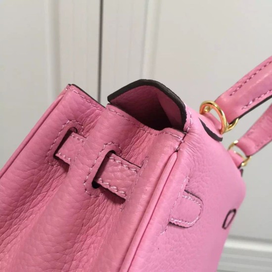 Replica Hermes Kelly 25CM Borsa rosa Clemence Pelle Hermes Kelly 25CM Borsa rosa Clemence Pelle imitazioni perfette