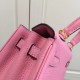 Replica Hermes Kelly 25CM Borsa rosa Clemence Pelle Hermes Kelly 25CM Borsa rosa Clemence Pelle imitazioni perfette