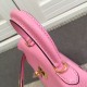 Replica Hermes Kelly 25CM Borsa rosa Clemence Pelle Hermes Kelly 25CM Borsa rosa Clemence Pelle imitazioni perfette
