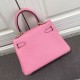 Replica Hermes Kelly 25CM Borsa rosa Clemence Pelle Hermes Kelly 25CM Borsa rosa Clemence Pelle imitazioni perfette