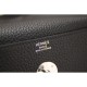 Riproduzione Fedele Hermes Lindy 26cm 30cm 34cm Borsa in pelle nera imitazioni Replica Alta Qualità Hermes Lindy 26cm 30cm 34cm Borsa in pelle nera