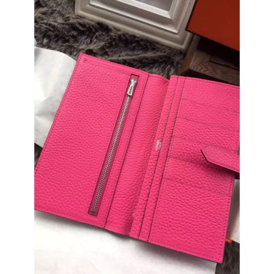 Replica Hermes Bearn Portafoglio in pelle Rosy Imitazioni Replica perfette Hermes Bearn Portafoglio in pelle Rosy