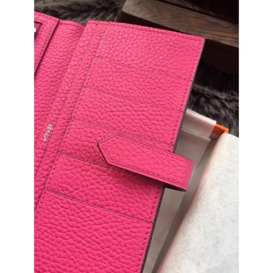 Replica Hermes Bearn Portafoglio in pelle Rosy Imitazioni Replica perfette Hermes Bearn Portafoglio in pelle Rosy