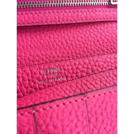 Replica Hermes Bearn Portafoglio in pelle Rosy Imitazioni Replica perfette Hermes Bearn Portafoglio in pelle Rosy
