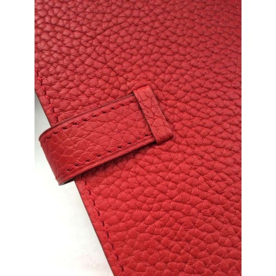 Replica Alta gamma di alta qualità Hermes Bearn Portafoglio in pelle Vermillion Imitazioni Replica perfette Alta gamma di alta qualità Hermes Bearn Portafoglio in pelle Vermillion