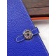 Replica Alta gamma Hermes Dogon Portafoglio blu elettrico Cuoio Imitazioni Replica perfette Alta gamma Hermes Dogon Portafoglio blu elettrico Cuoio