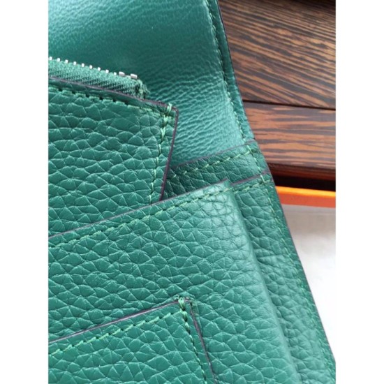 Replica Borsa Hermes Dogon Portafoglio in pelle Malachite Imitazioni Replica Perfette BorsaHermes Dogon Portafoglio in pelle Malachite