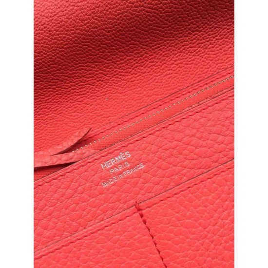 Replica Hermes Dogon Portafoglio in pelle rosa Jaipur Imitazioni Replica perfette Hermes Dogon Portafoglio in pelle rosa Jaipur