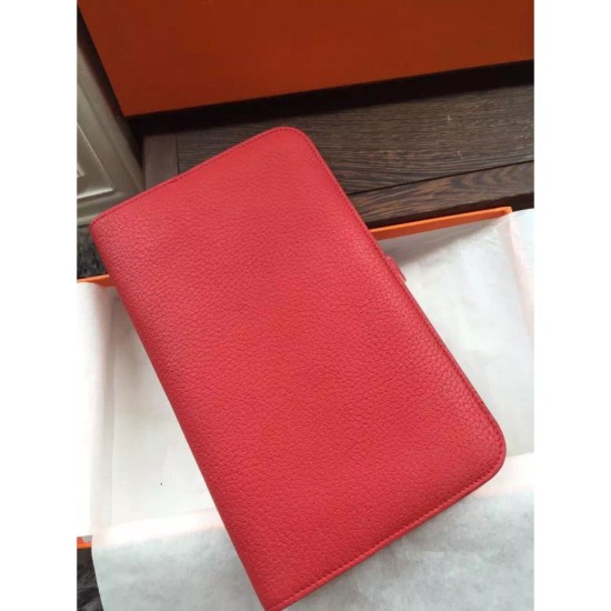 Replica Borsa Hermes Dogon Portafoglio in pelle Vermillion Imitazioni Replica Perfette BorsaHermes Dogon Portafoglio in pelle Vermillion