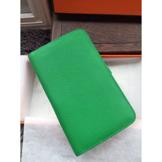 Replica Hermes Dogon Portafoglio in pelle Vert Imitazioni Replica perfette Hermes Dogon Portafoglio in pelle Vert