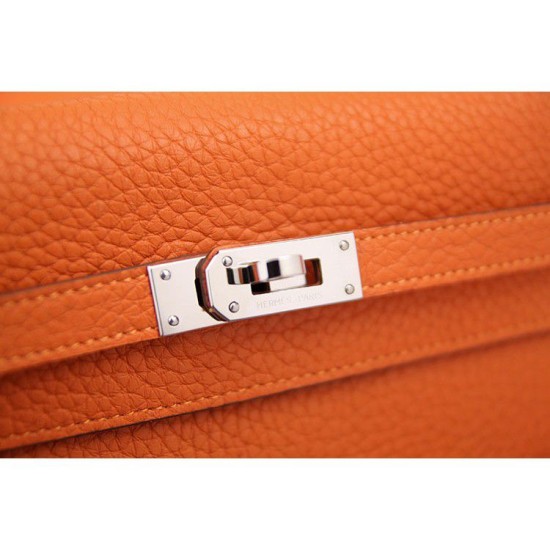 Replica Borsa di alta qualità Hermes Kelly Longue Portafoglio in pelle arancione Clemence Imitazioni Replica Perfette Borsadi alta qualità Hermes Kelly Longue Portafoglio in pelle arancione Clemence