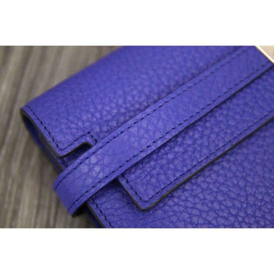 Replica Pari di alta qualità Hermes Kelly Longue Portafoglio in pelle blu elettrico Clemence Imitazioni Replica perfette Pari di alta qualità Hermes Kelly Longue Portafoglio in pelle blu elettrico Clemence