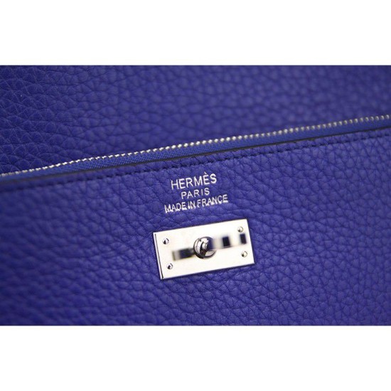 Replica Pari di alta qualità Hermes Kelly Longue Portafoglio in pelle blu elettrico Clemence Imitazioni Replica perfette Pari di alta qualità Hermes Kelly Longue Portafoglio in pelle blu elettrico Clemence