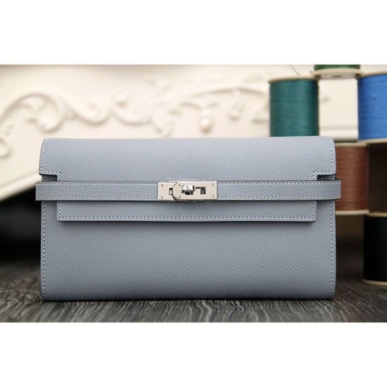 Replica Borsa Hermes Kelly Longue Portafoglio in pelle blu Lin Epsom Imitazioni Replica Perfette BorsaHermes Kelly Longue Portafoglio in pelle blu Lin Epsom
