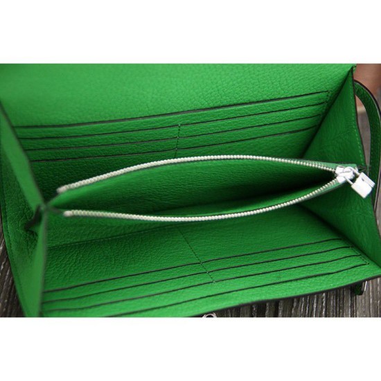 Replica Alta gamma Dettagli perfetti Hermes Kelly Longue Portafoglio in pelle di bambù Clemence Imitazioni Replica perfette Alta gamma Dettagli perfetti Hermes Kelly Longue Portafoglio in pelle di bambù Clemence