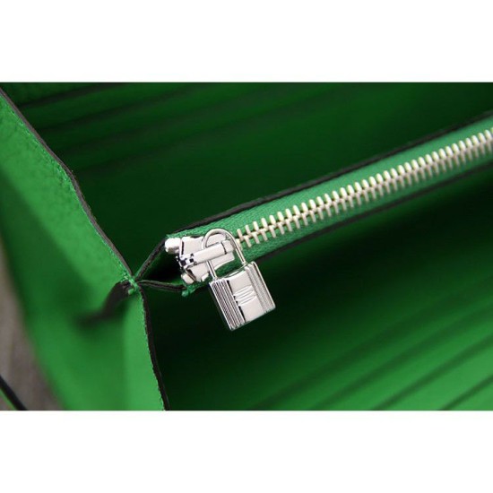 Replica Alta gamma Dettagli perfetti Hermes Kelly Longue Portafoglio in pelle di bambù Clemence Imitazioni Replica perfette Alta gamma Dettagli perfetti Hermes Kelly Longue Portafoglio in pelle di bambù Clemence