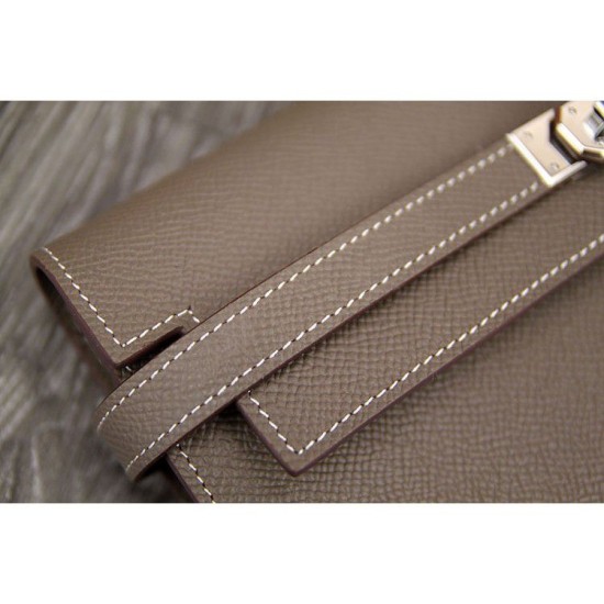 Replica Pari Hermes Kelly Longue Portafoglio in pelle étoupe Epsom Imitazioni Replica perfette Pari Hermes Kelly Longue Portafoglio in pelle étoupe Epsom
