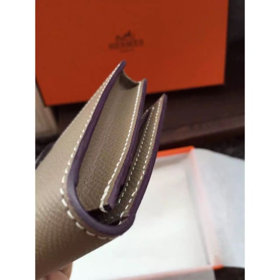 Replica Portafoglio Hermes Bearn in pelle Etain Epsom Imitazioni Replica perfette Portafoglio Hermes Bearn in pelle Etain Epsom