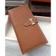Replica Perfette BorsaPortafoglio Hermes Bearn Portafoglio In pelle marrone