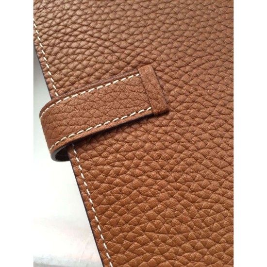 Replica Perfette BorsaPortafoglio Hermes Bearn Portafoglio In pelle marrone