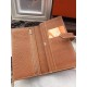 Replica Perfette BorsaPortafoglio Hermes Bearn Portafoglio In pelle marrone