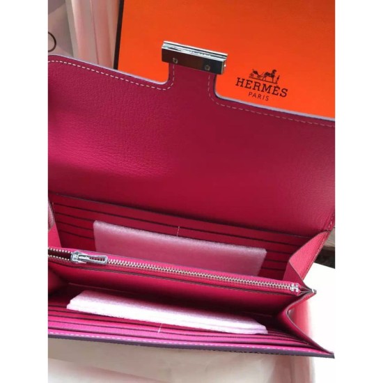 Replica Alta gamma Portafoglio Hermes Costanza a lungo in cuoio rosso Epsom Imitazioni Replica perfette Alta gamma Portafoglio Hermes Costanza a lungo in cuoio rosso Epsom